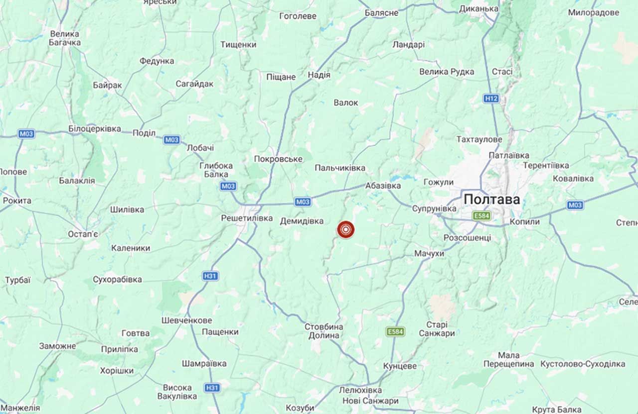 Вдень Полтавщину сколихнув другий землетрус: сейсмологи повідомили про ледве відчутні поштовхи