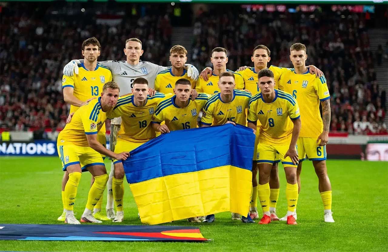 Збірна України перед матчем з Угорщиною | Фото: УАФ