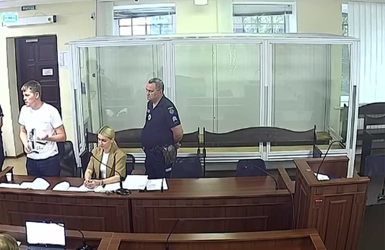 Юрій Бражник у камері зали суду Вищого антикорупційного суду 11 червня 2026 року