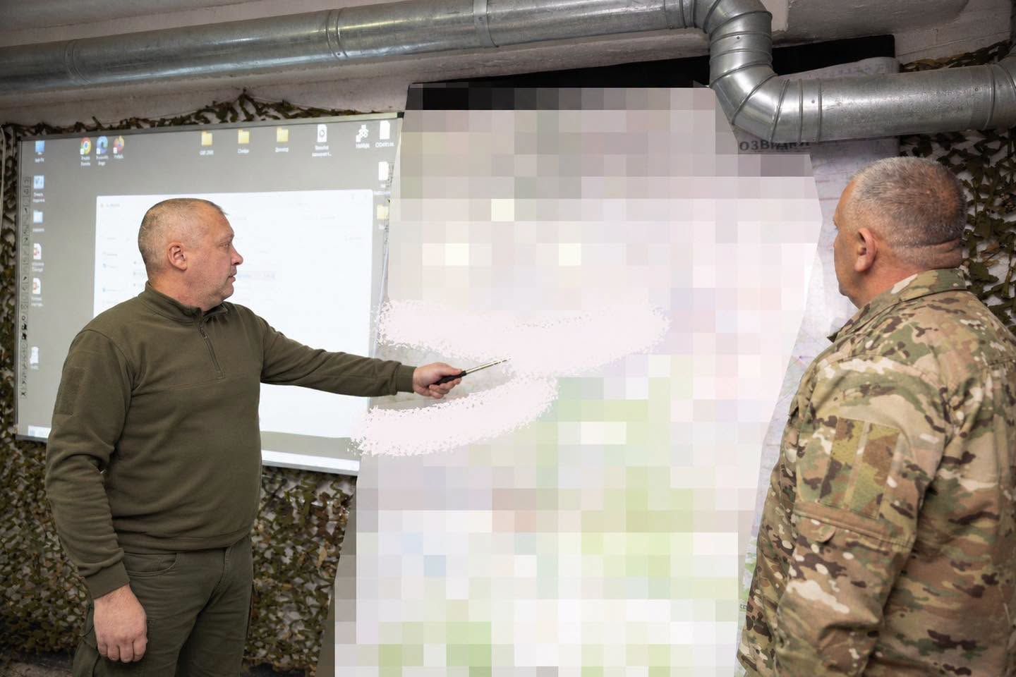 Полковник Дмитро Синявський провів штабне тренування на Сумщині у 116 бригаді ТрО